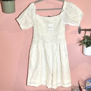New plus size Holiday Shorts one piece white XL vacation outfit travel plus XL